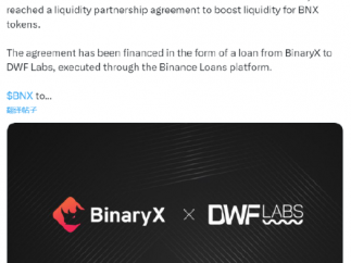 元宇宙链游 binaryx 宣布与 dwf labs 达成流动性凯发国际娱乐官的合作伙伴协议