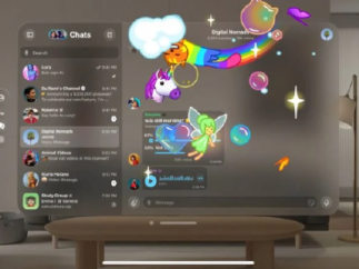 社交通讯平台 telegram 创始人兼首席执行官 pavel durov 分享了 telegram 即将推出的 visionos 应用演示